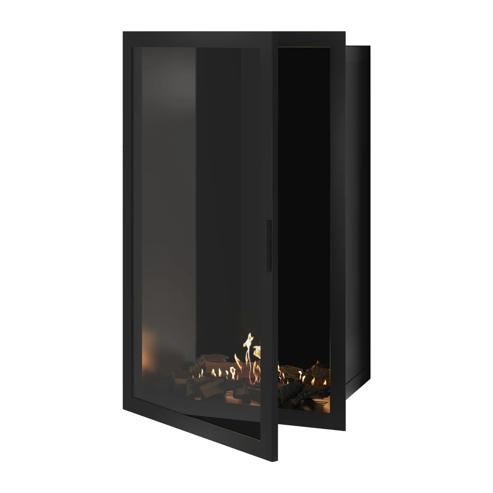 WILD FLAME VERTICAL 80X140 biožidinys įmontuojamas WILD FLAME VERTICAL 80X160 built-in biofireplace - Image 1